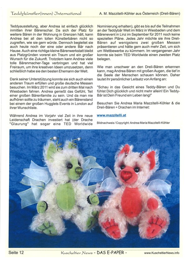 Kuscheltier-News - Dreli-Bears 2011